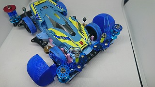 着用して上から見てみる